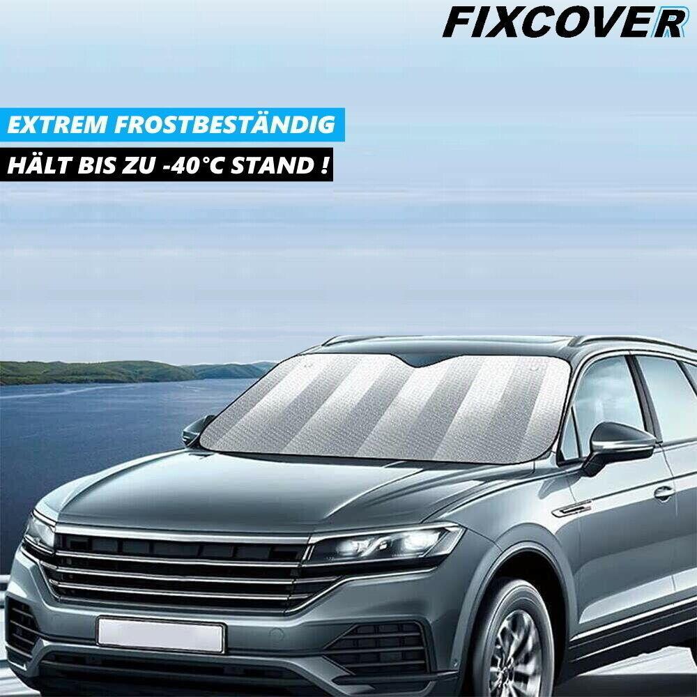 FIXCOVER Frontscheibenabdeckung Scheibenabdeckung Frostschutz UV Sonnenschutz