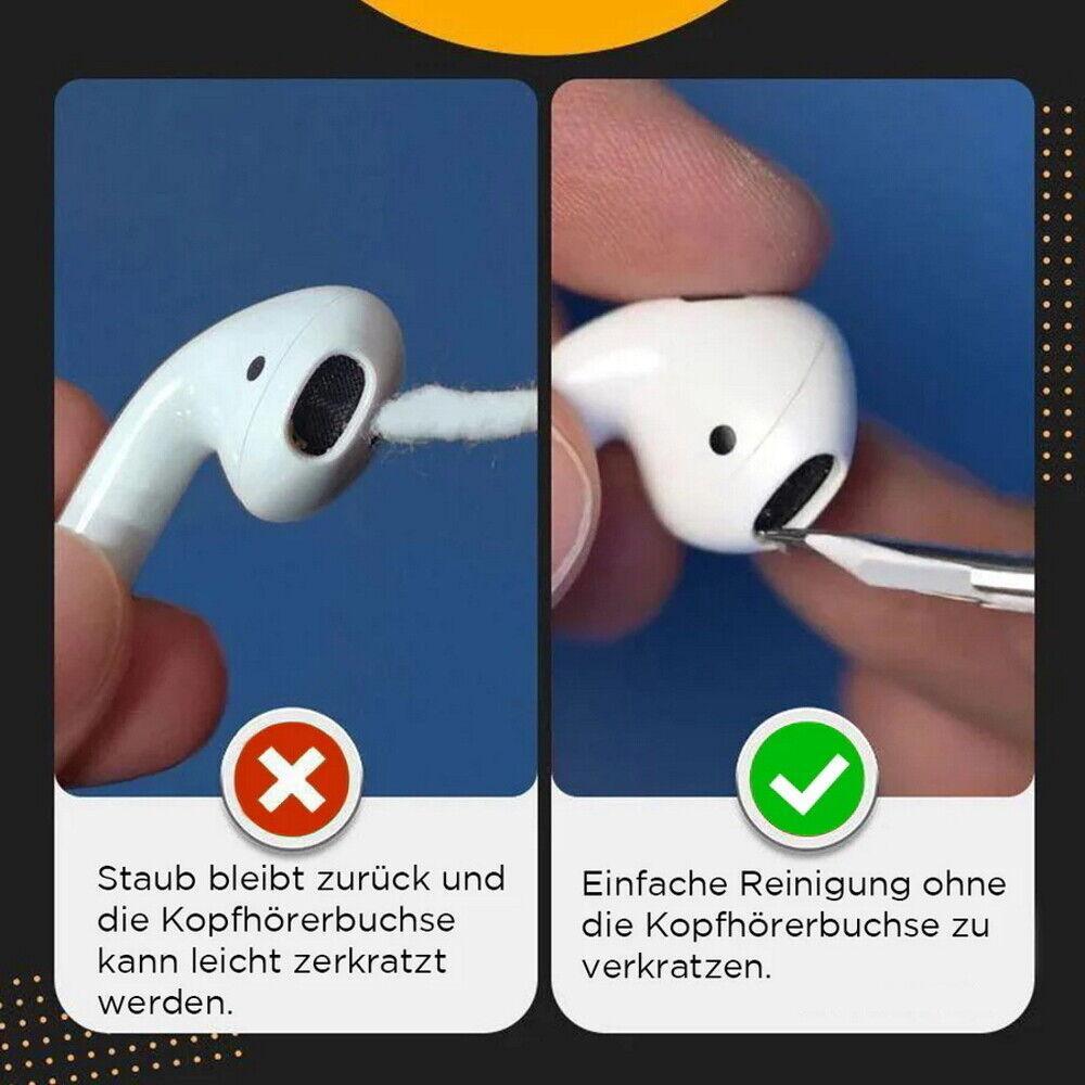 Kopfhörer Reinigungsset Headset Reinigungsstift Smartphone Ohrhörer Reiniger