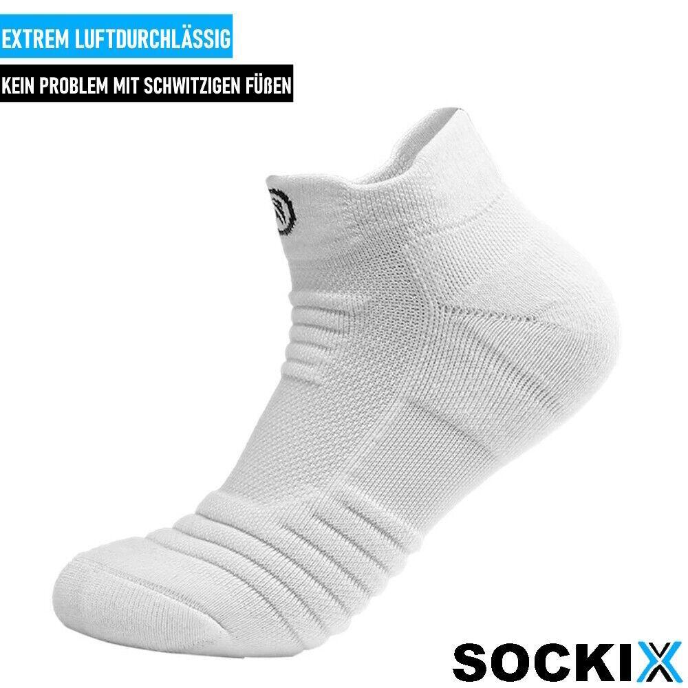SOCKIX Sportsocken Jogging Fußball Sport Laufen Antirutsch Grip 39-45 -3paar Set