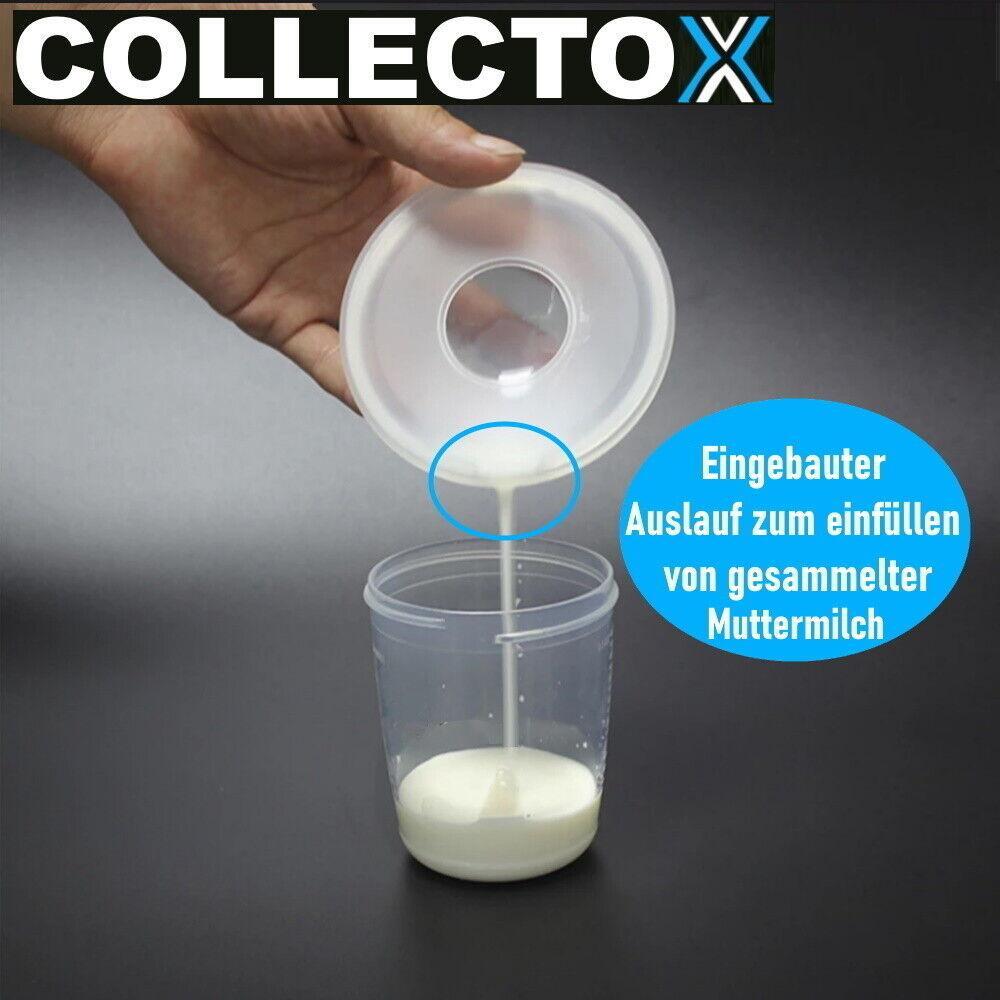 COLLECTOX Brustschalen Milchauffangschalen Stillschalen Muttermilchsammler 2er