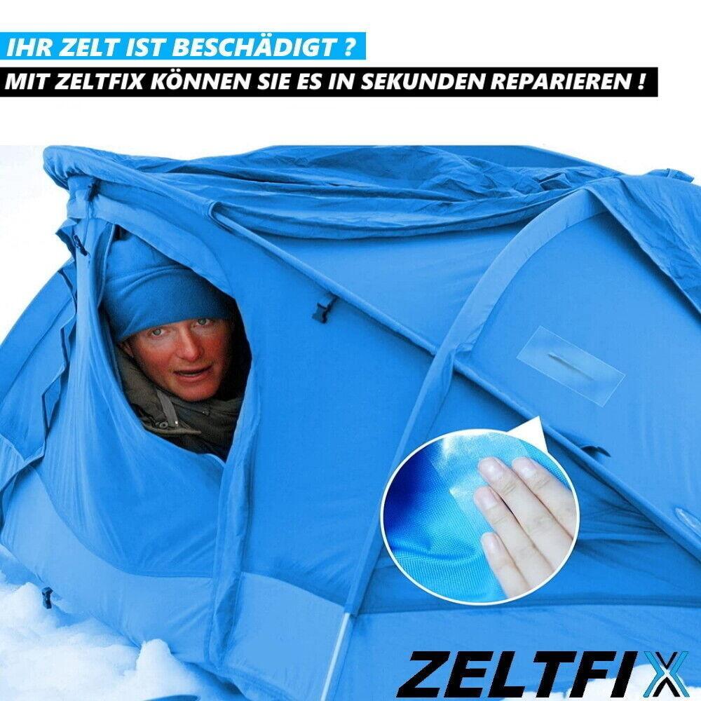 ZELTFIX Reparatur Klebeband Reparaturband Zelt Pool Wasserdicht transparent