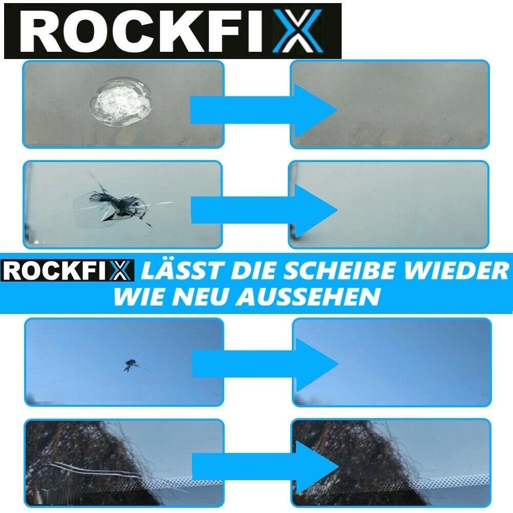 ROCKFIX Windschutzscheiben Reparatur Set Kit Steinschlag Reparatur Frontscheibe