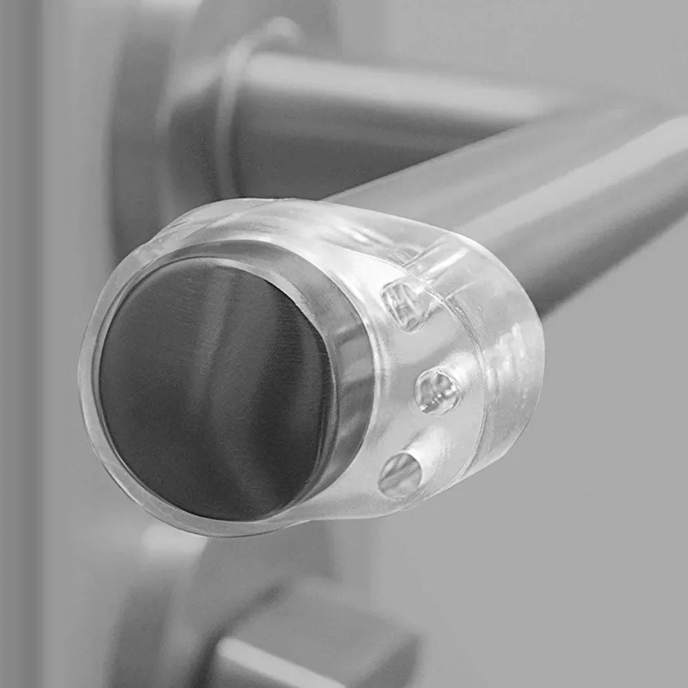 Türstopper Silikon transparent Wandpuffer Türgriff Schutz DE.