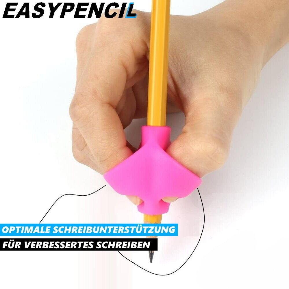 EASYPENCIL Ergonomische Bleistift Schreibhilfe Set Kinder Rechts &Linkshänder