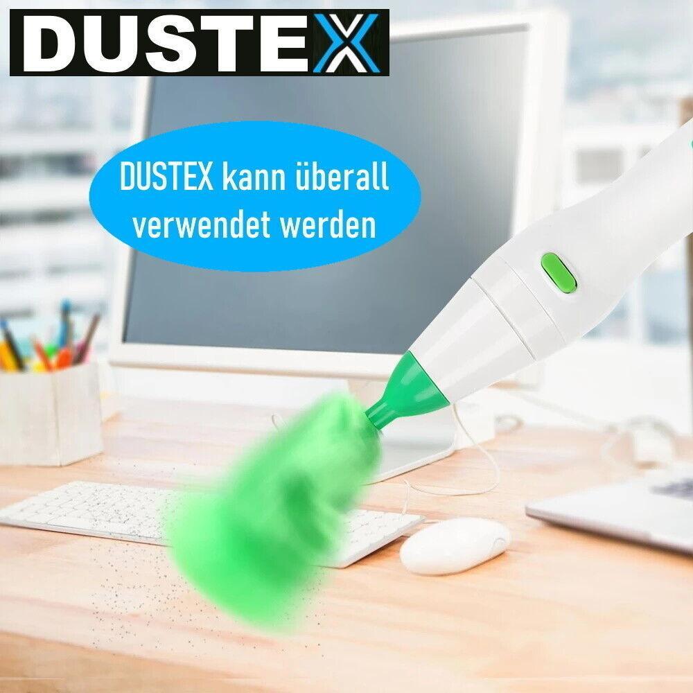 DUSTEX Elektrischer Staubwedel Staubwischer Staubbesen Putzen Reinigung TV