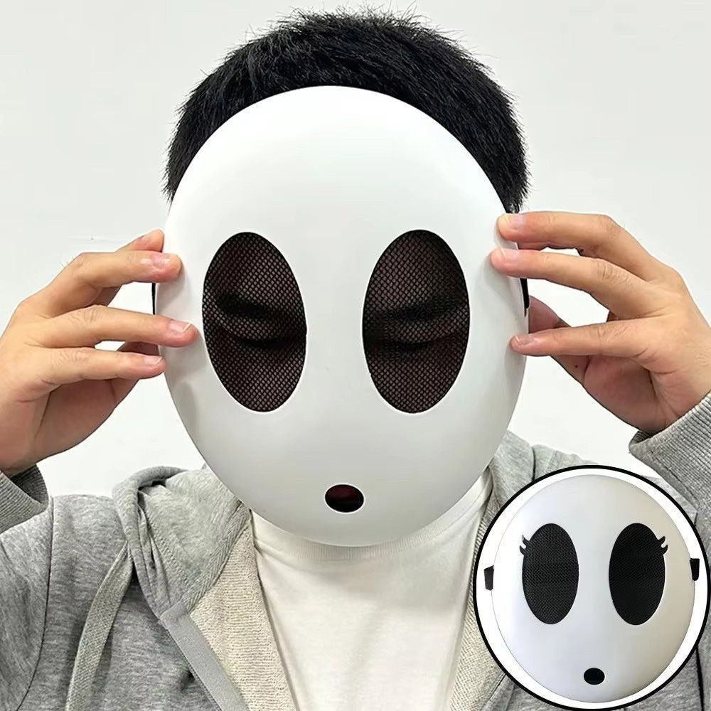 Shy Guy Maske für Cosplay Halloween Party Karneval Unisex DE.
