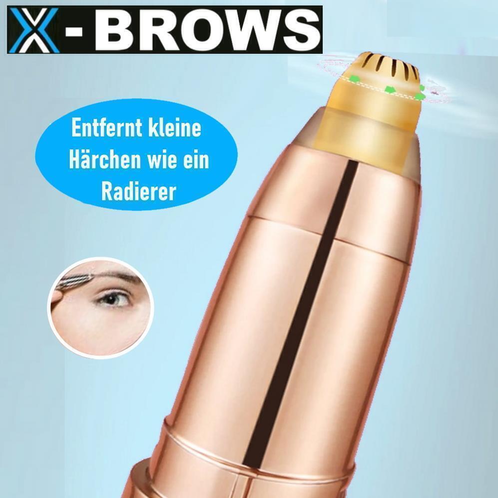 X-BROWS Augenbrauenrasierer Gesichtshaarentferner Augenbrauentrimmer Flawless