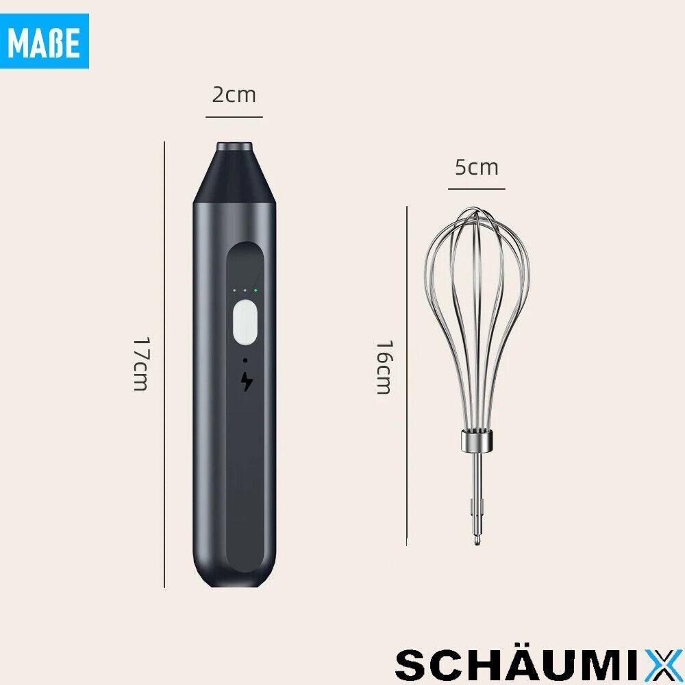 SCHÄUMIX Elektrischer Schneebesen Stabmixer Handmixer Milchaufschäumer Quirl
