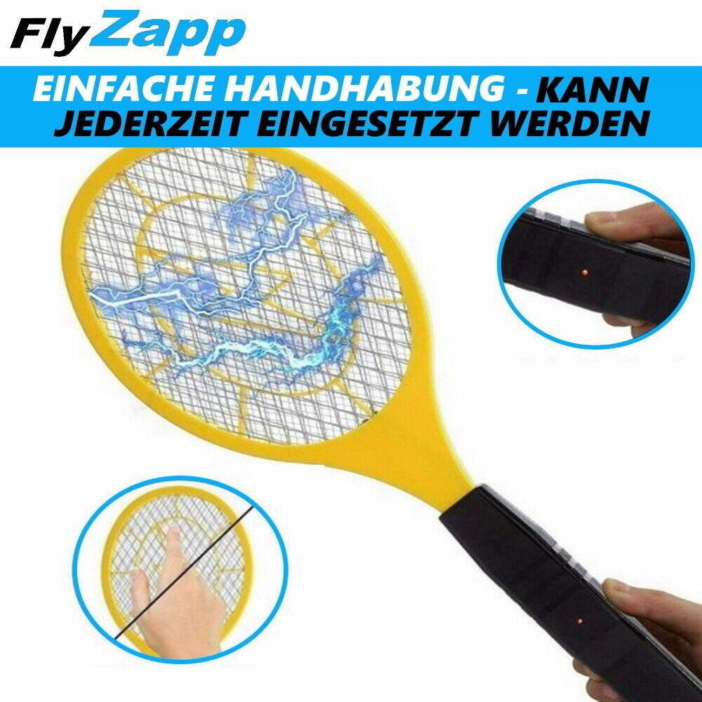 FlyZap elektrische Fliegenklatsche Fliegenfalle Mückenfalle Mücken Fliegenwedler
