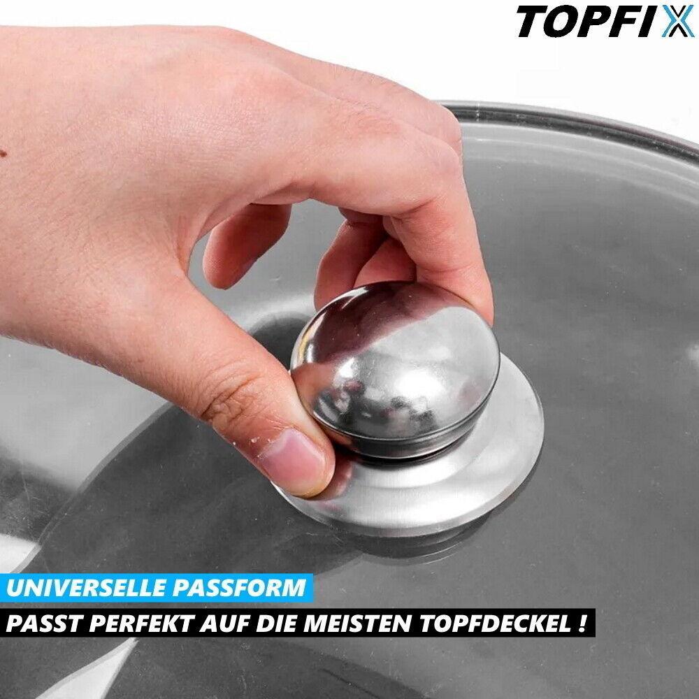 TOPFIX Topfdeckelgriffe Ersatzgriff Pfannendeckel Deckelgriff Topfgriffe 4er