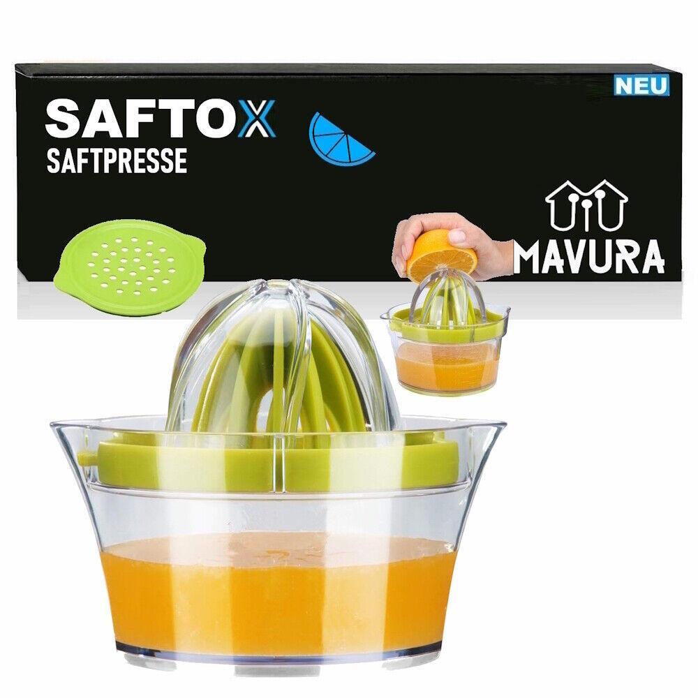 SAFTOX Orangenpresse Saftpresse Zitronenpresse Zitruspresse Handpresse Entsafter
