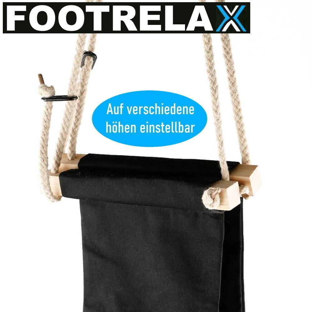 FOOTRELAX Tragbare Fuß-Hängematte Büro Schreibtisch Fußstütze Tisch Reise Ablage