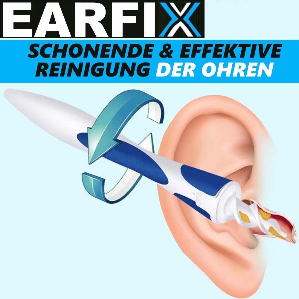 EARFIX Ohrenschmalz Entferner Ohrenreiniger Spirale Ohrreiniger Silikon