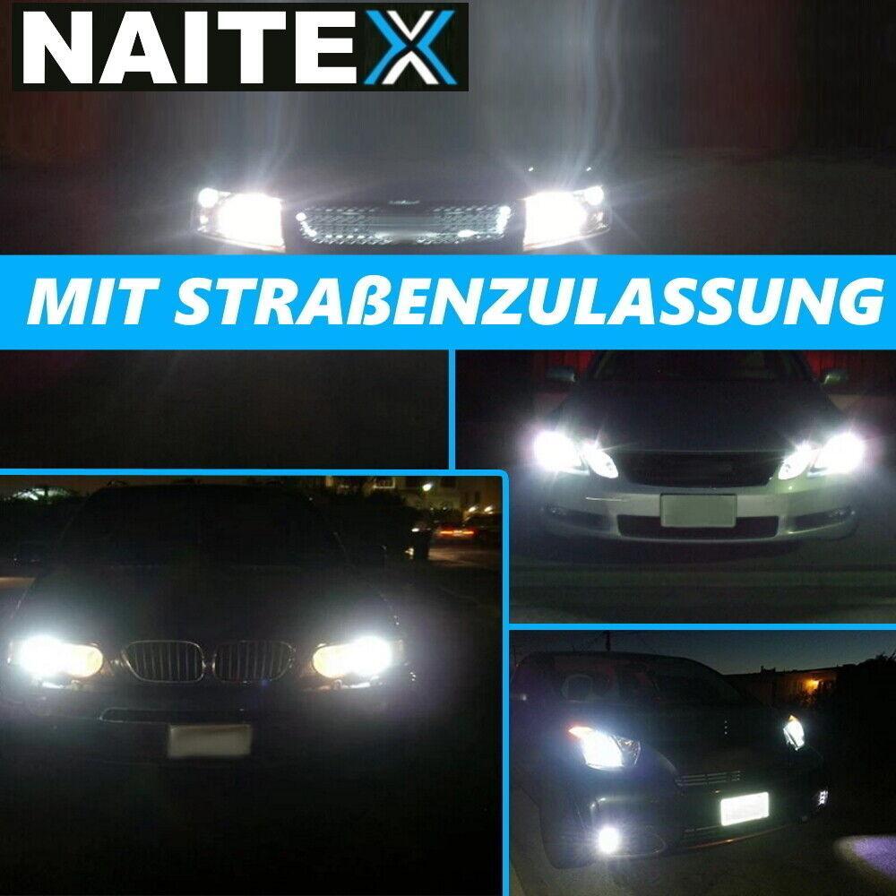 NAITEX SUPER WHITE H7 8500K 55W HALOGEN LAMPEN XENON LOOK EFFEKT BIRNEN LEUCHTEN