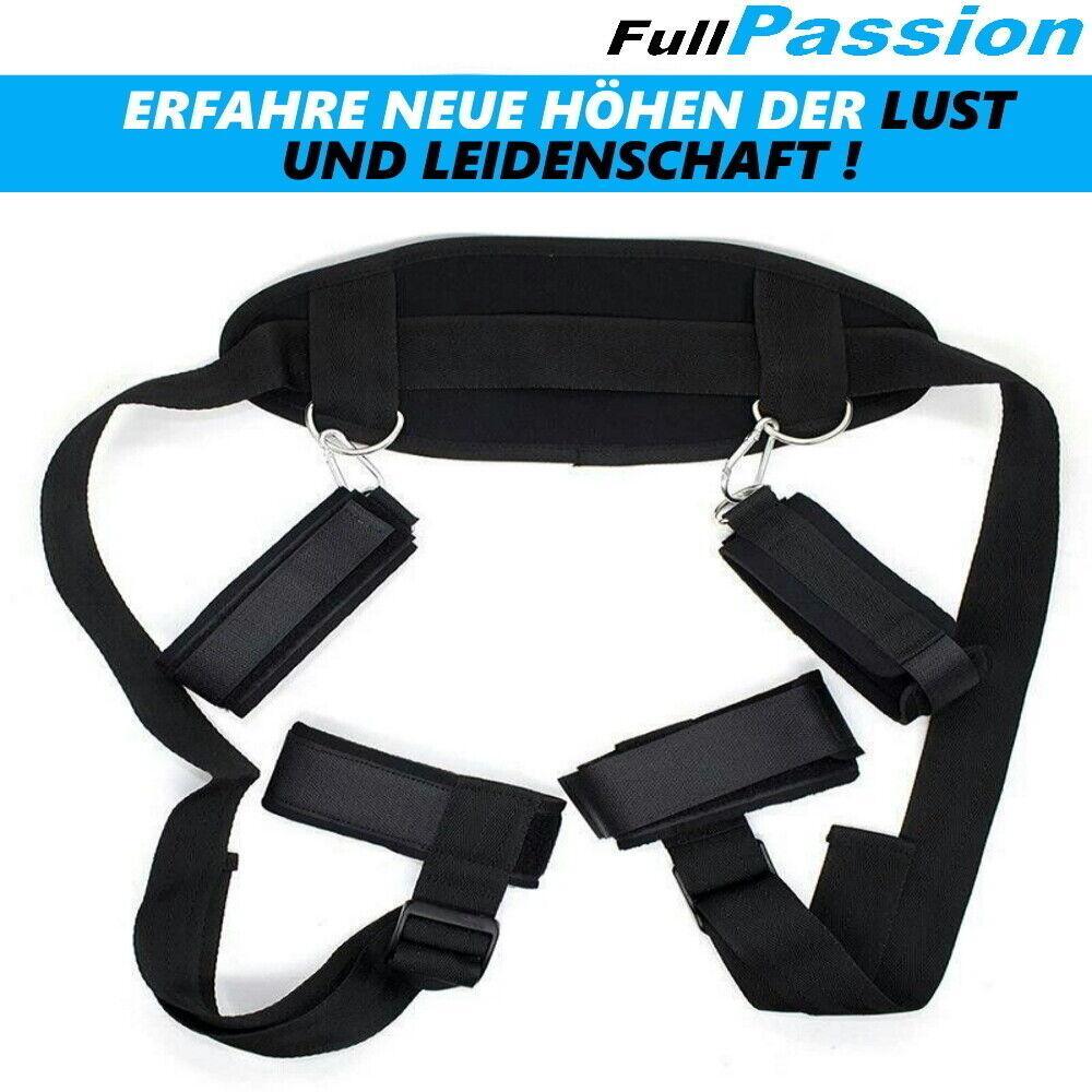 FullPassion SM Bondage Set BDSM Fesselset SM Sexspielzeug Extrem Bettfessel