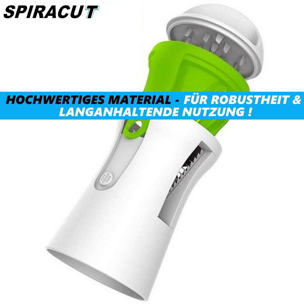 SPIRACUT Julienne Spiralschneider Gemüseschneider Gemüsehobel Zoodle Gemüsehobel