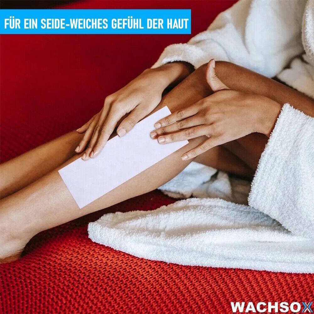 WACHSOX 100 Vliesstreifen Wachsstreifen Entharrung Warmwachs Kaltwachs Streifen