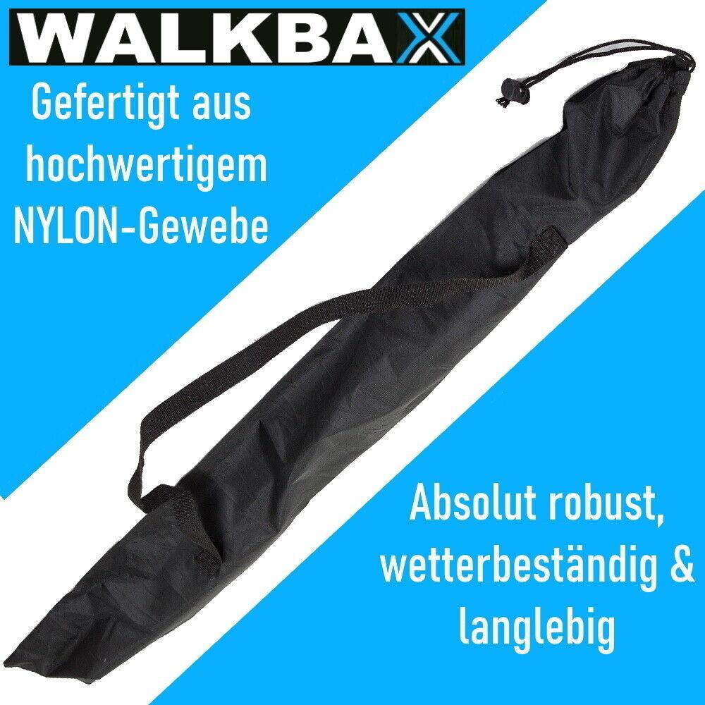 WALKBAX Faltbare Stocktasche Wanderstöcke Nordic Walking Stöcke Tasche Beutel