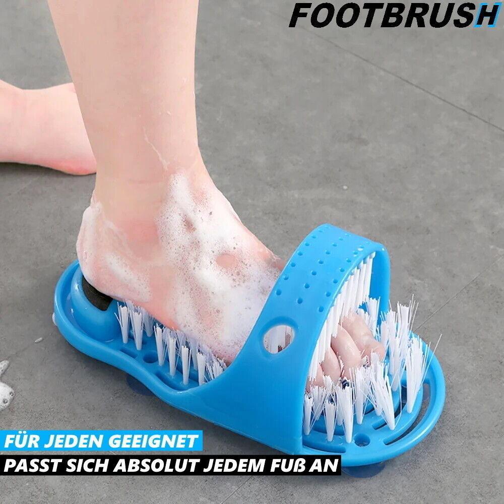 FOOTBRUSH Fußwaschbürste Dusch-Fußbürste Peeling Massage Fuß Reinigung Bimsstein