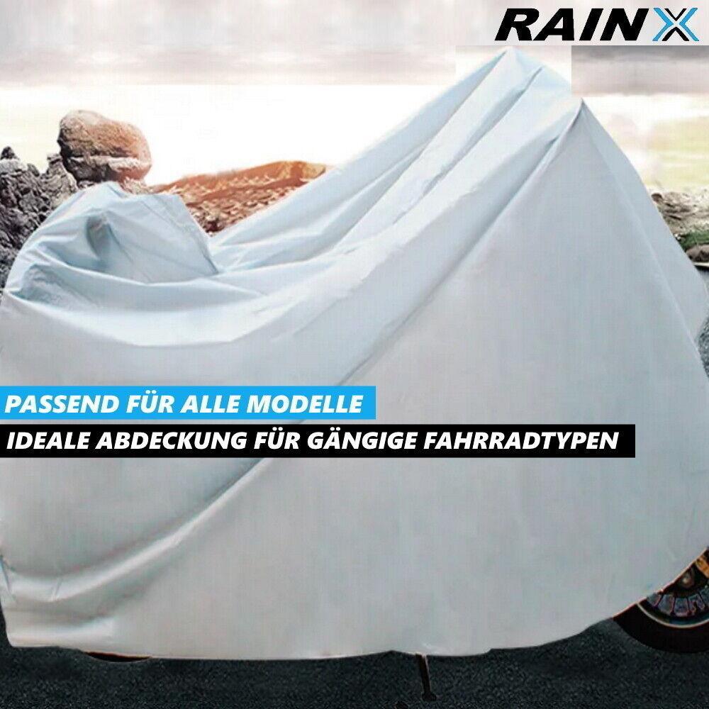 RAINX Fahrradabdeckung Fahrradgarage wasserdicht Fahrradschutzhülle Fahrradplane
