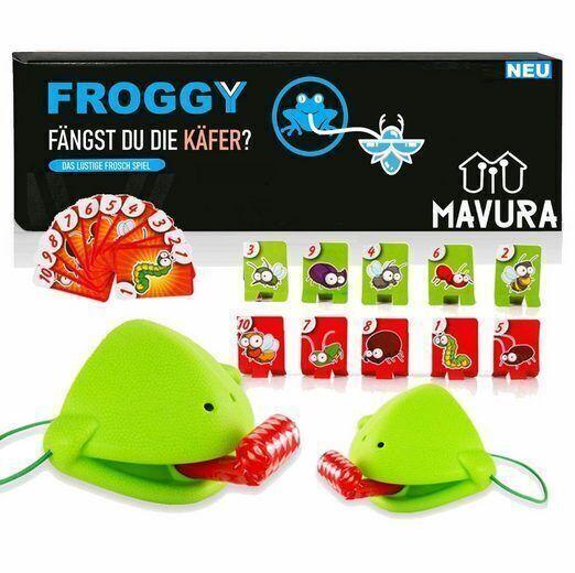 FROGGY Fängst du den Käfer? Familienspiel Gesellschaftsspiel Partyspiel ab 4J.