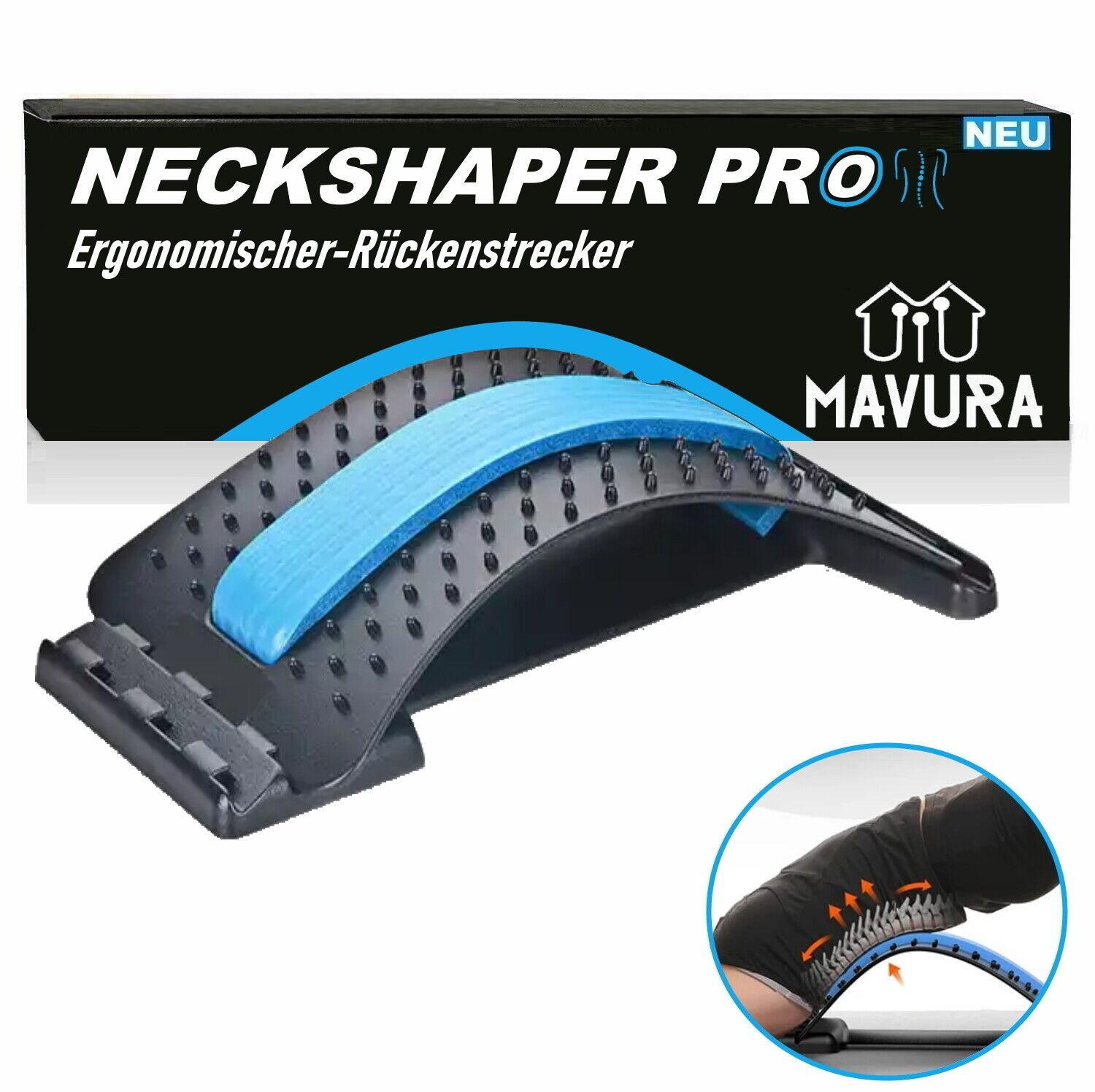 NECKSHAPER PRO Ergonomischer Nackenstrecker Rückenstrecker Nacken Massagegerät