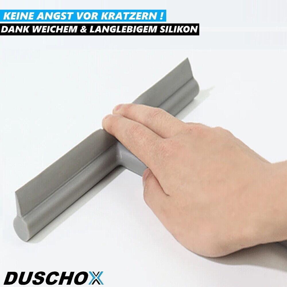 DUSCHOX Duschabzieher Set Fensterabzieher Duschwischer Glasabzieher Abzieher