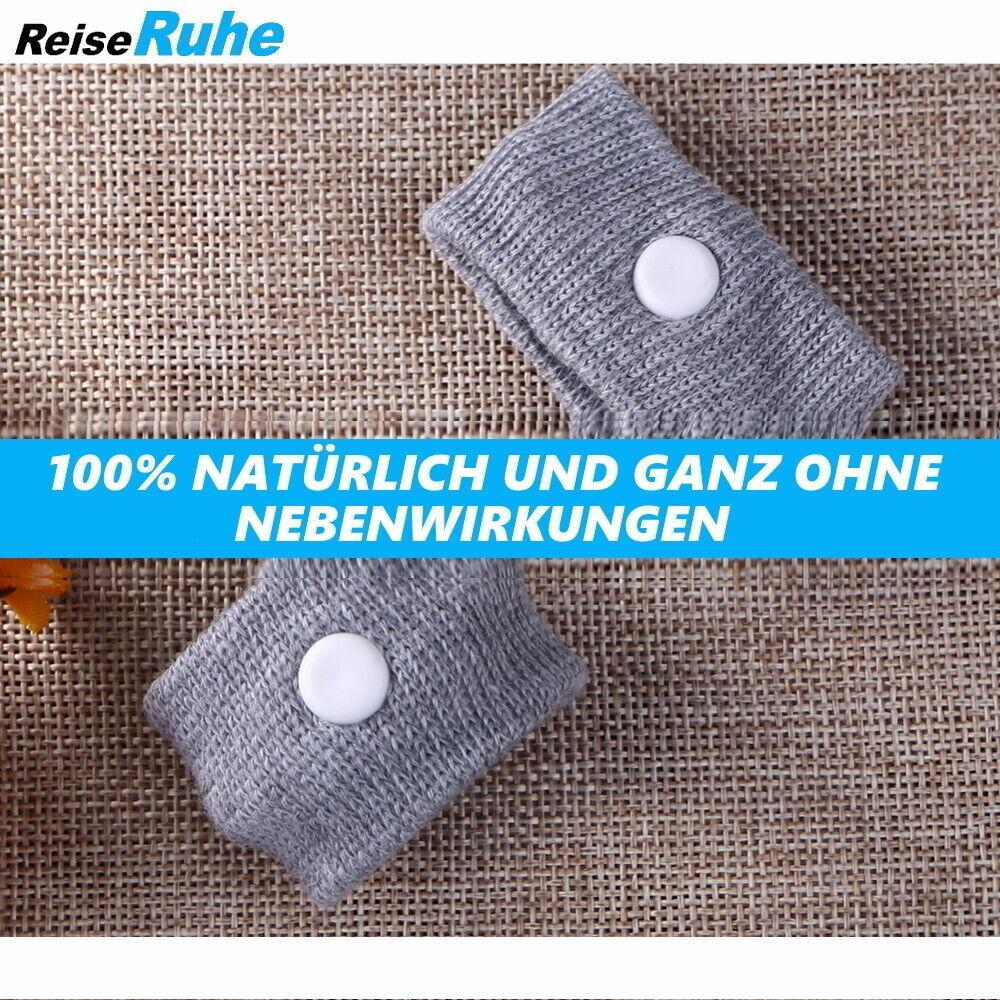 ReiseRuhe Akupressur Armband Übelkeit Unwohlsein Armbänder Band Sea Wohlfühl 4er