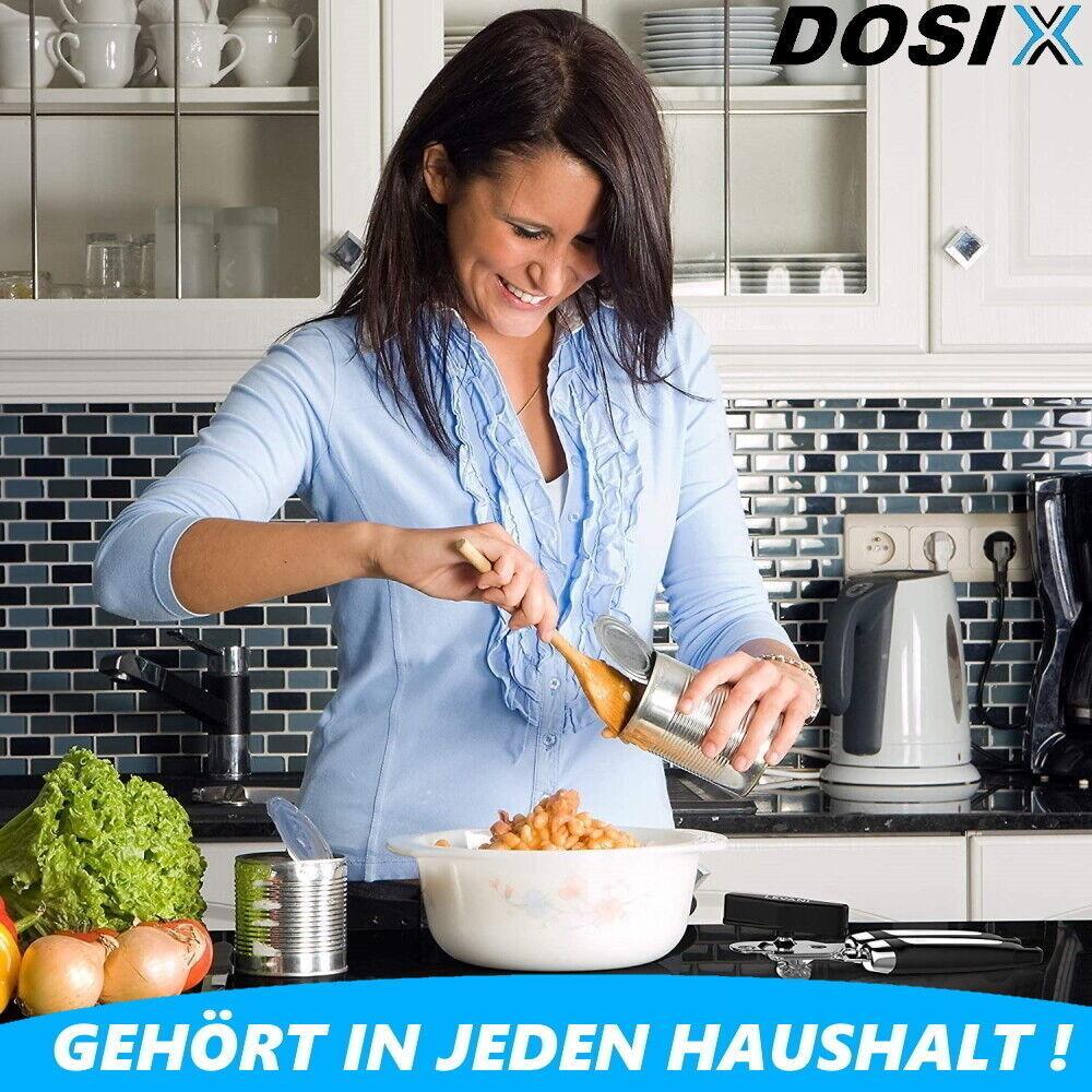 DOSIX Edelstahl Dosenöffner Büchsenöffner Multiöffner Universal Flaschenöffner
