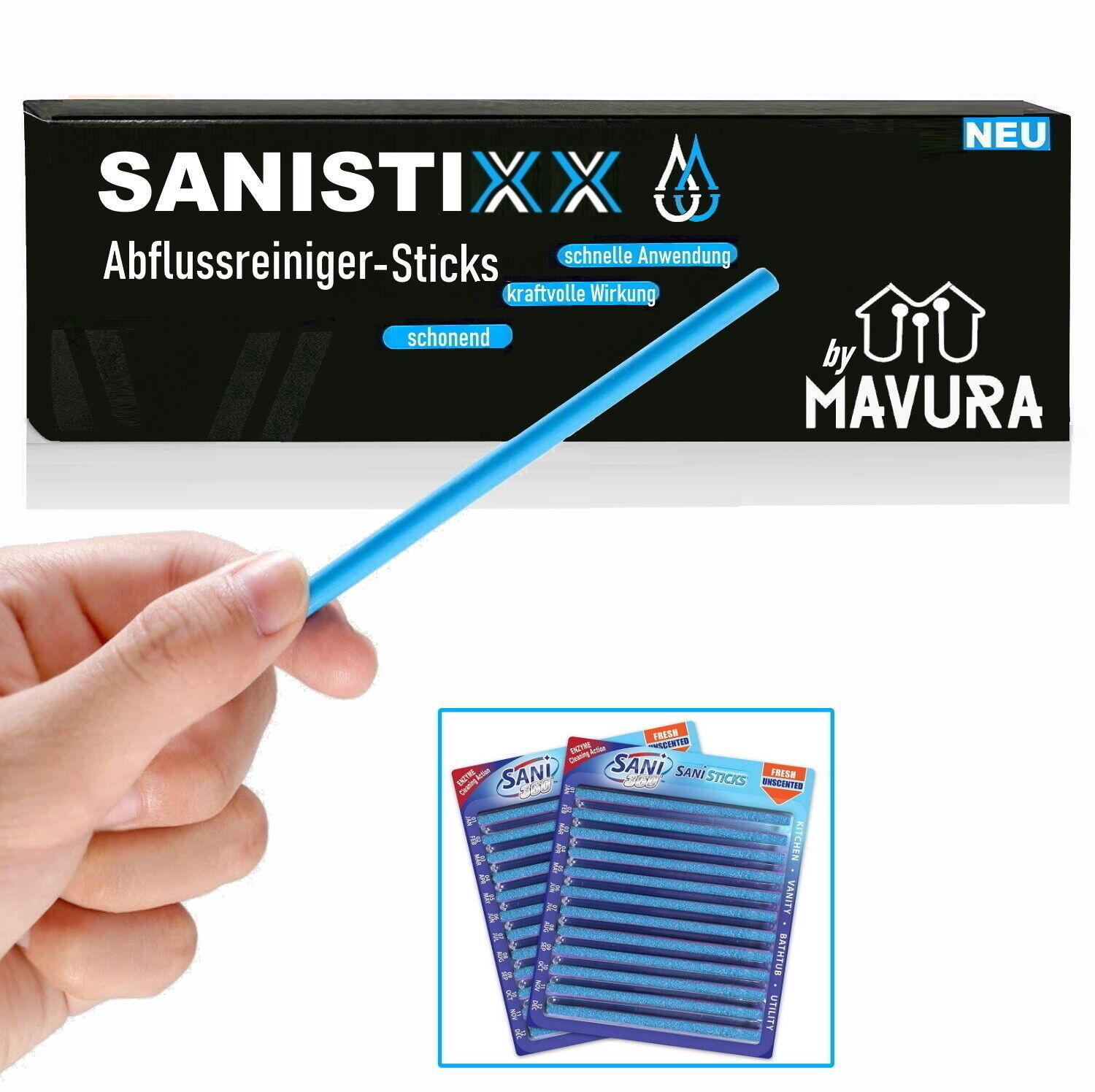 SUPERSTIXX ABFLUSSREINIGER ROHRREINIGER ROHRFREI STICKS - [XXL-SET] - 24STK