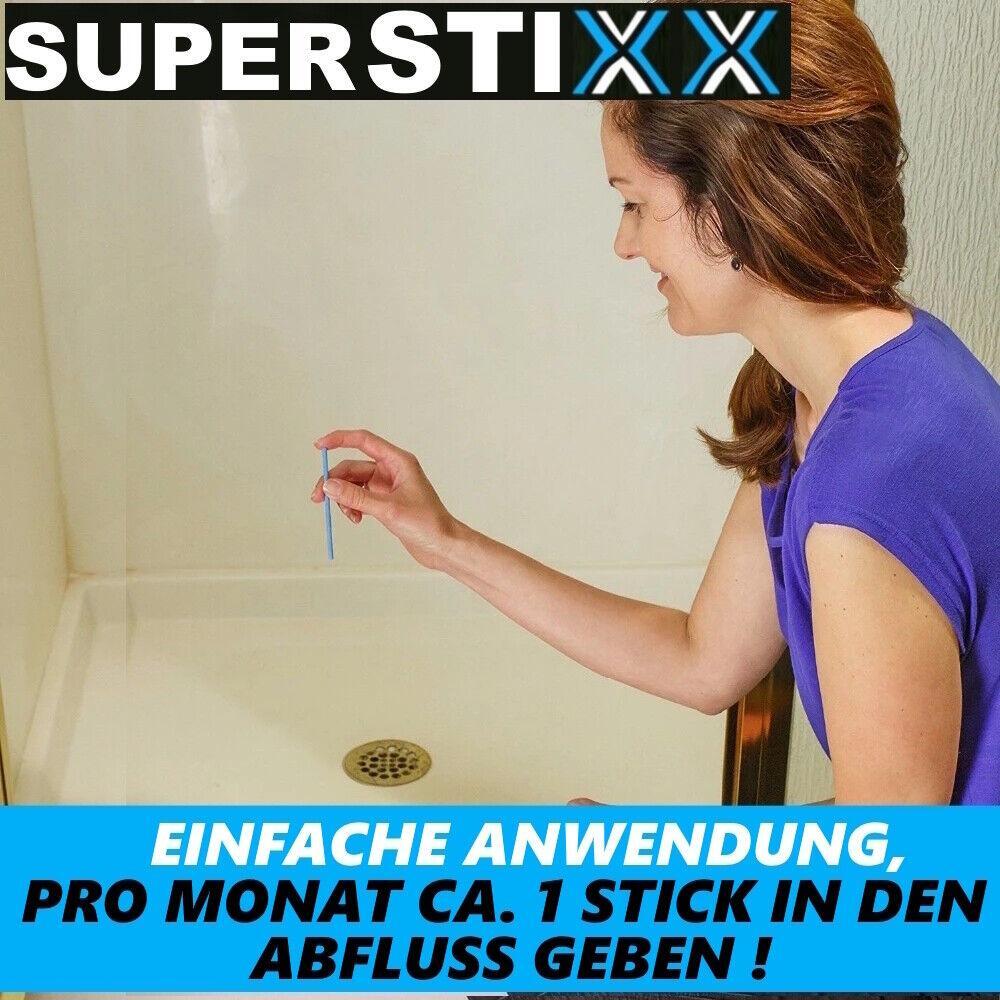 SUPERSTIXX ABFLUSSREINIGER ROHRREINIGER ROHRFREI STICKS - [XXL-SET] - 24STK