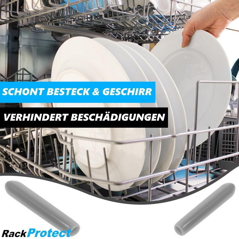 RackProtect Spülmaschinen Gestell Abdeckkappen Zinken Schutz  [100erSet]