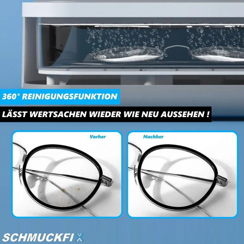SCHMUCKFIX Ultraschallreiniger Ultraschallreinigungsgerät Brillen Uhren Schmuck