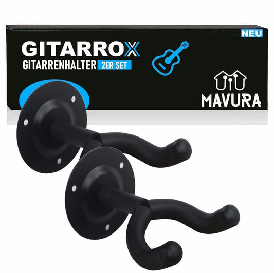 GITARROX Gitarrenwandhalter Gitarrenhalter Wandhalterung Gitarren Ständer Stativ