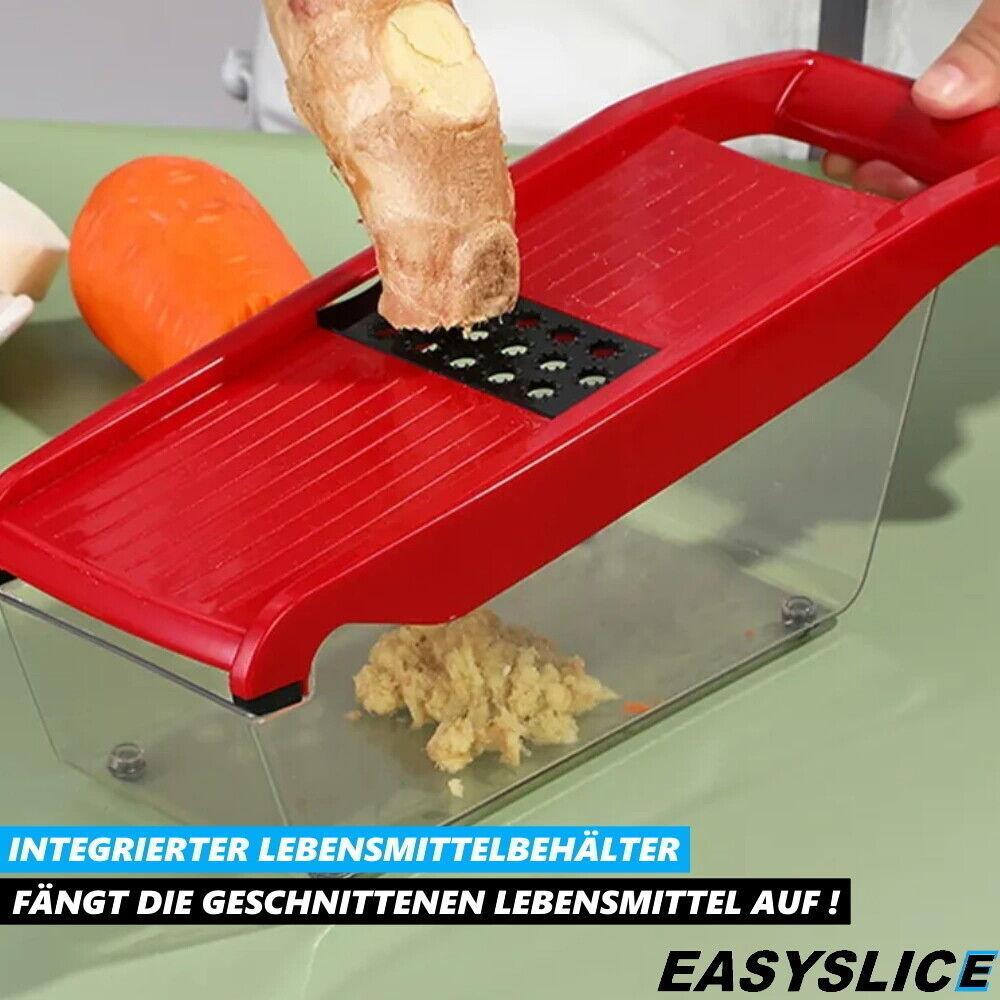 EASYSLICE Mandoline Gemüseschneider Gemüsehobel Multischneider Gemüseschäler