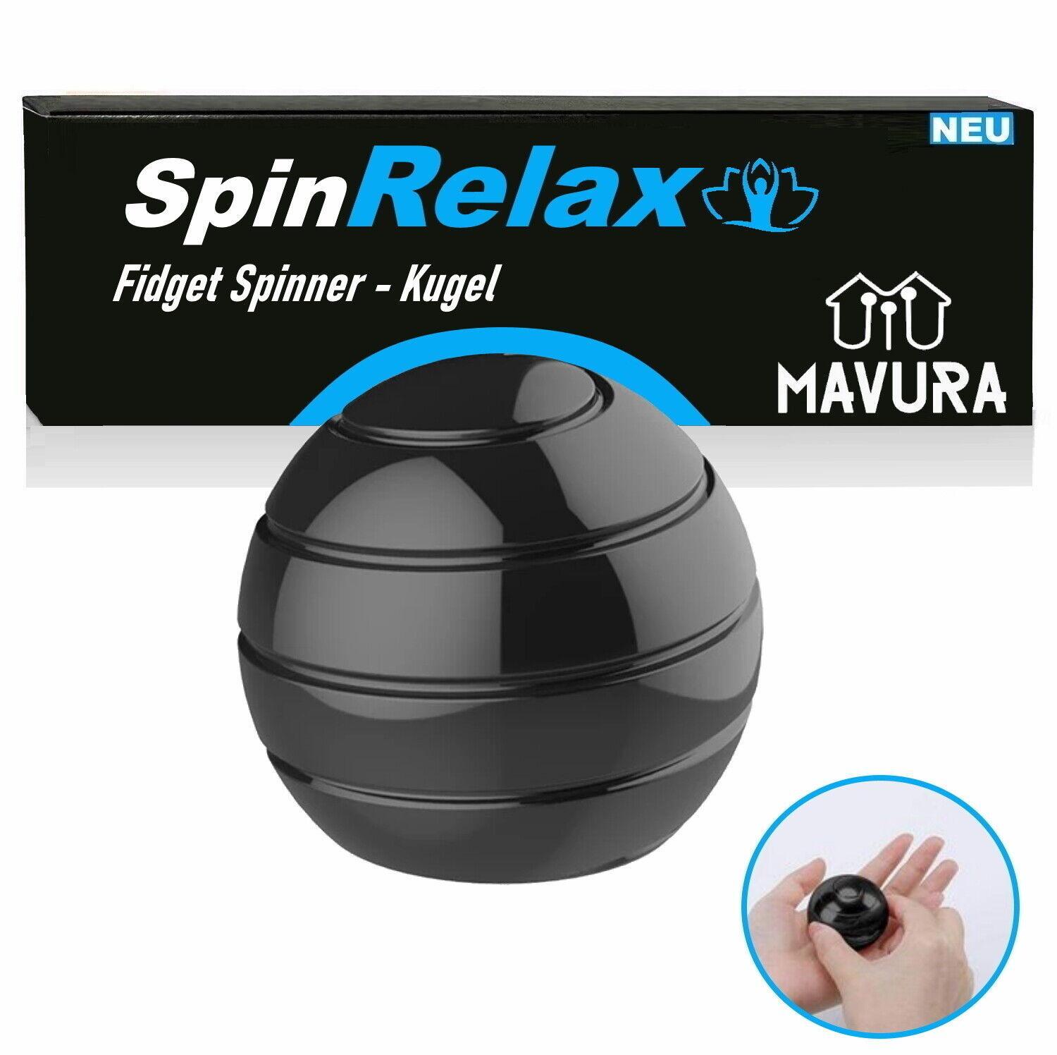 SpinRelax Kinetic Metal Spinner Ball Stress Anti Angst Schreibtischspielzeug