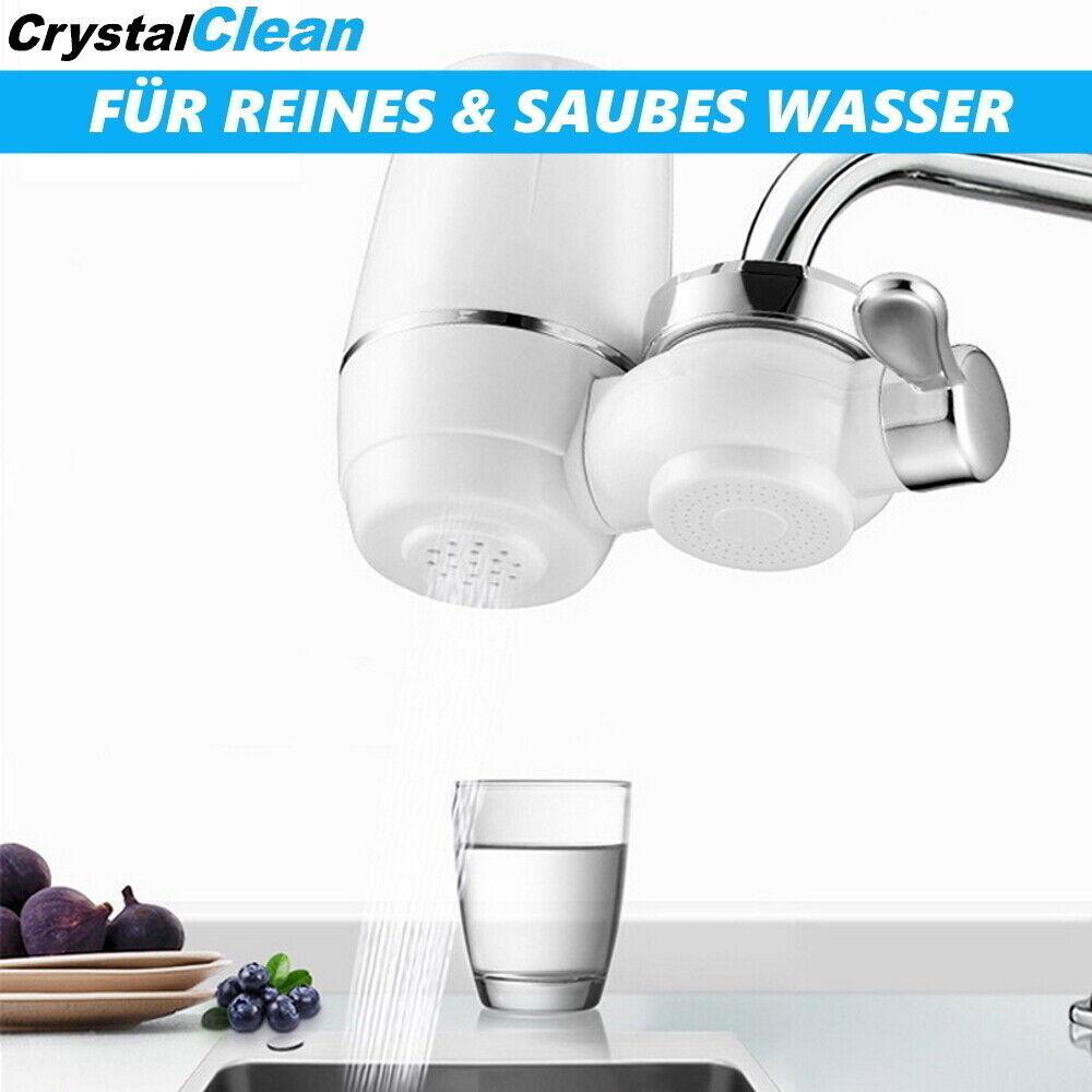 CrystalClean Wasserhahnfilter Wasserfilter Wasserreiniger Leitungswasserfilter