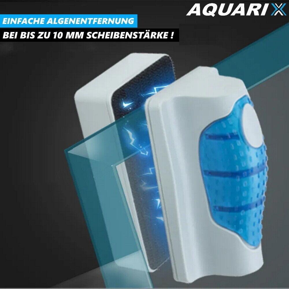 AQUARIX Scheibenreiniger Aquarium Algenmagnet Magnetreiniger schwimmend