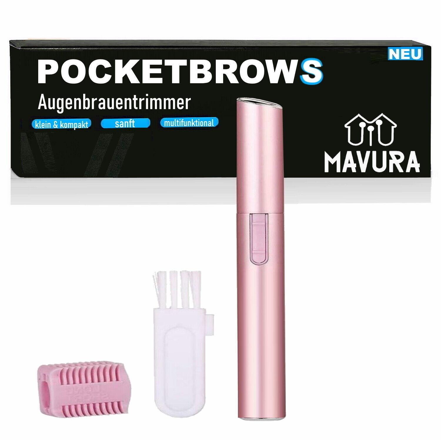 POCKETBROWS Augenbrauentrimmer Augenbrauen Trimmer Epilierer Gesicht Rasierer