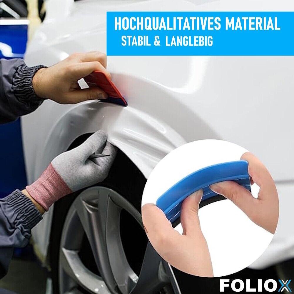 FOLIOX Folienrakel Auto Folien Rakel Werkzeug Filzkante Filzrakel Verkleberakel