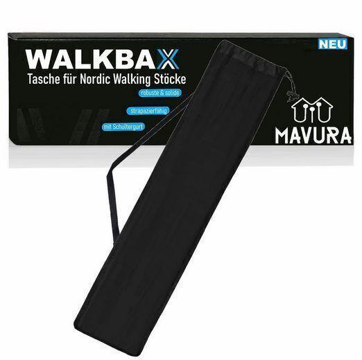 WALKBAX Faltbare Stocktasche Wanderstöcke Nordic Walking Stöcke Tasche Beutel