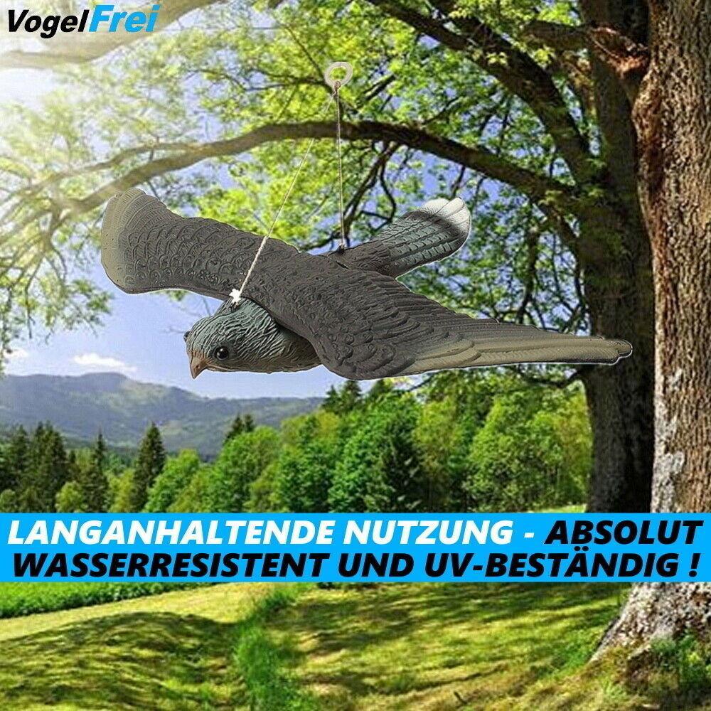 VogelFrei Vogelschreck Falke Vogelscheuche Taubenabwehr Vogelabwehr Raubvogel