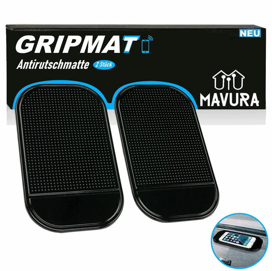 GRIPMAT Halterung Antirutschmatte Auto Anti Rutsch Matte Handy Halter [2Stk]