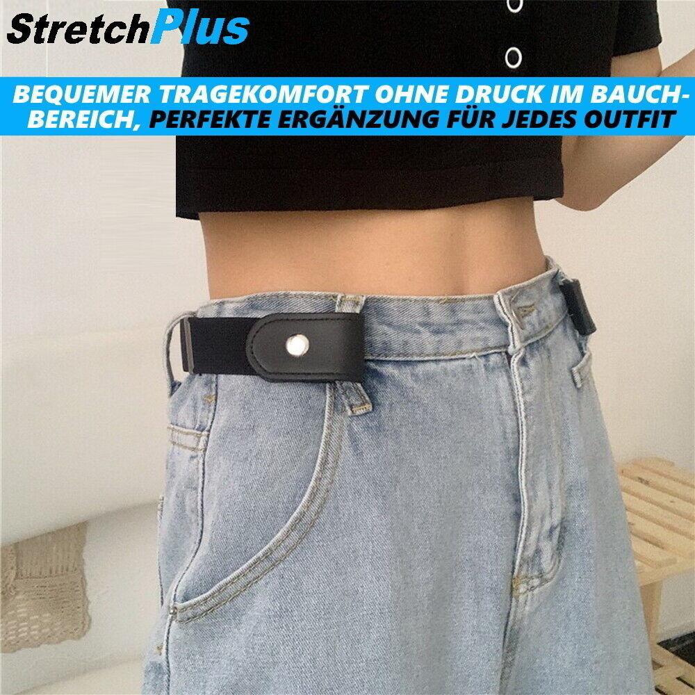 StretchPlus Elastischer Gürtel Ohne Schnalle Schnallenfreier Stretch Gürtel