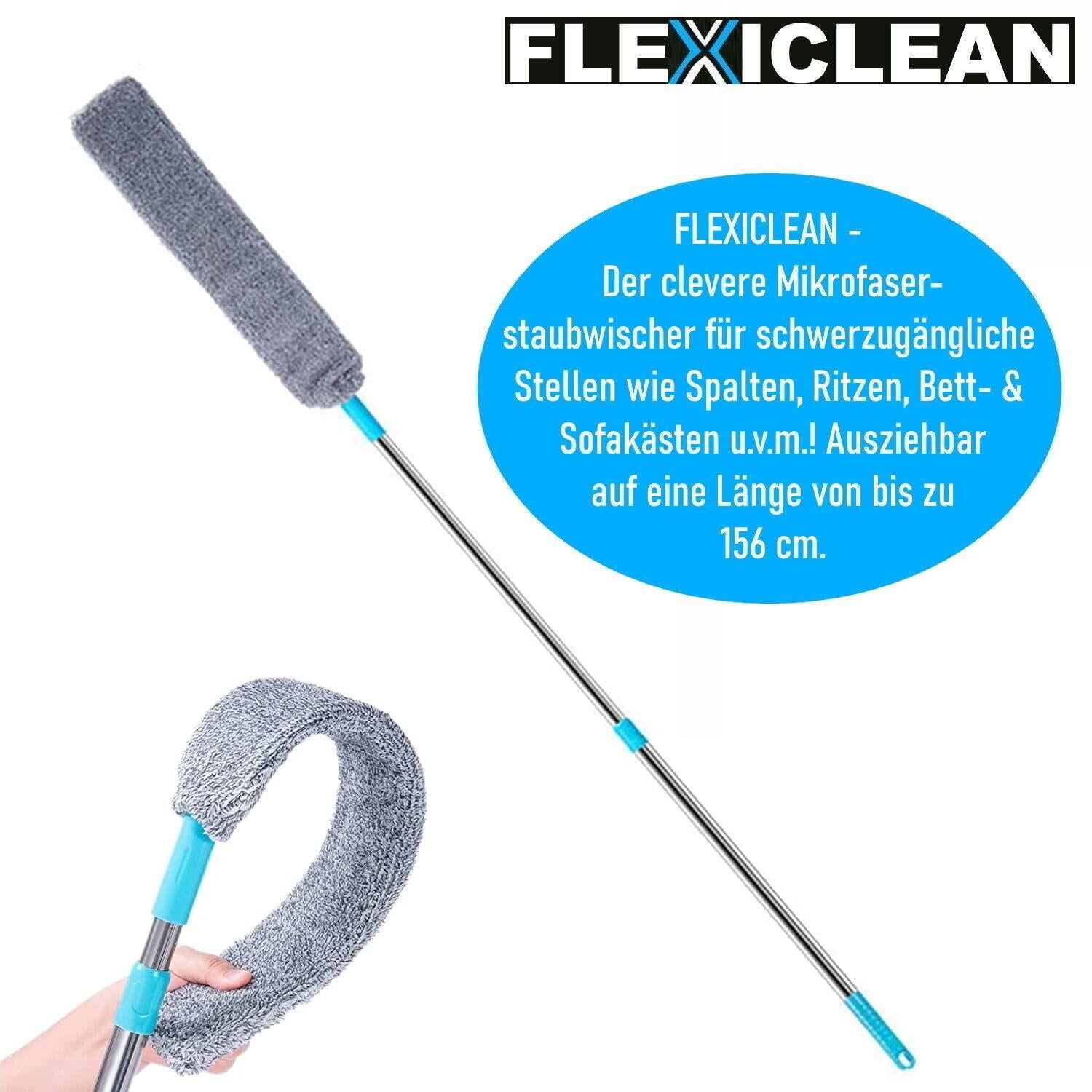 FLEXICLEAN Flexibler Staubwischer Staubwedel Staubfänger Teleskop ausziehbar
