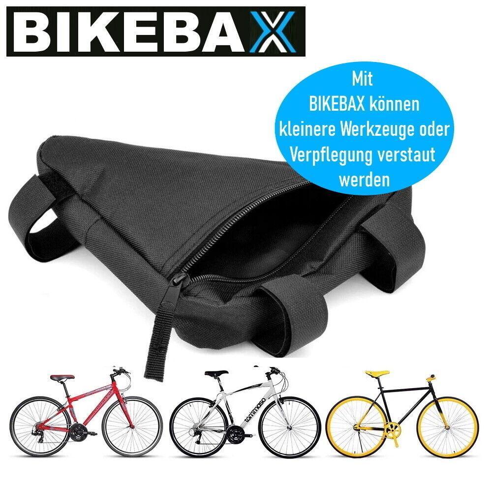 BIKEBAX Fahrrad Rahmentasche Fahrradtasche Dreieckstasche +Reifen Reparatur Set
