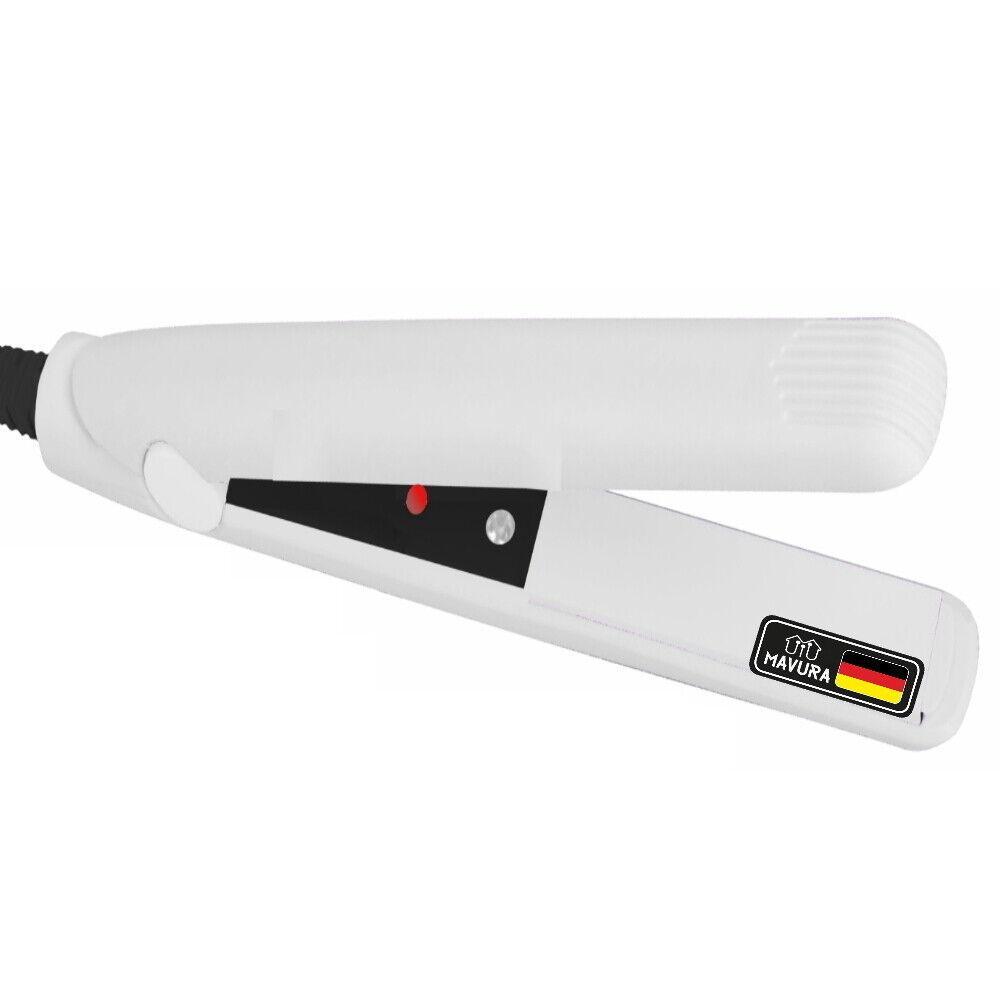 CERAMAX Mini Keramik Reise Glätteisen Lockenwickler Haarglätter Lockenstab