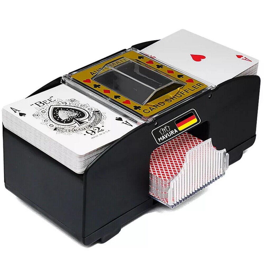 MISCHOX elektrischer Kartenmischer Kartenmischmaschine Kartenmischgerät automat