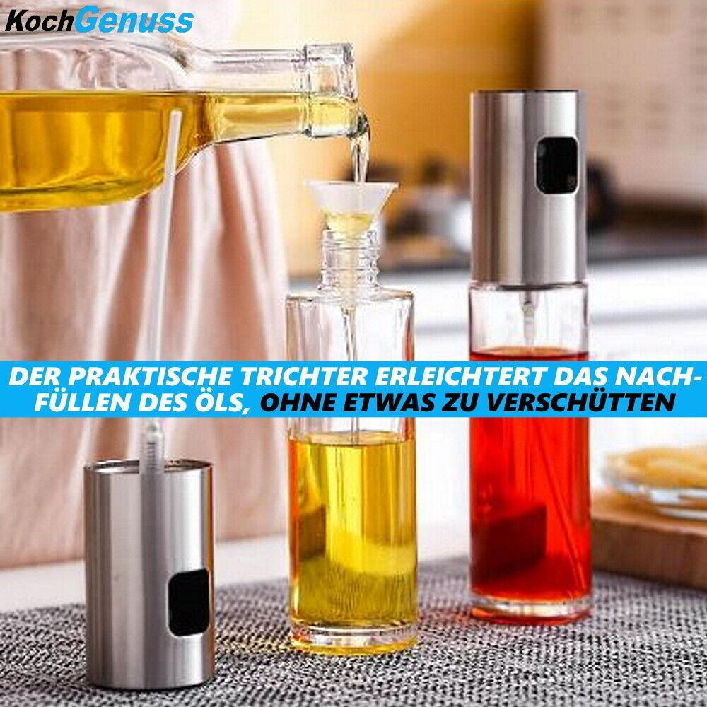 KOCHGENUSS Ölsprüher Öl Sprühflasche Ölspray Zerstäuber Ölspender Essigsprüher
