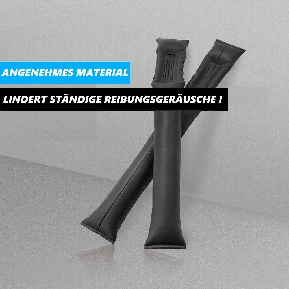 FÜLLOX Lückenfüller Auto Sitzlückenfüller Universal Ritzenfüller 2er Set schwarz